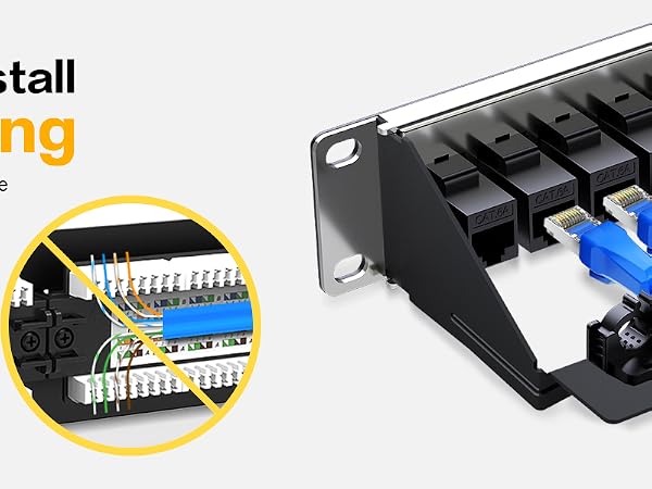 24 port keystone patch panel