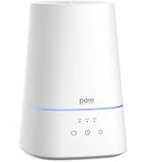 Pure Enrichment HUME Max - Easy Top Fill Ultrasonic Cool Mist Humidifier, 3.7 L (1 Gallon) Tank, ...