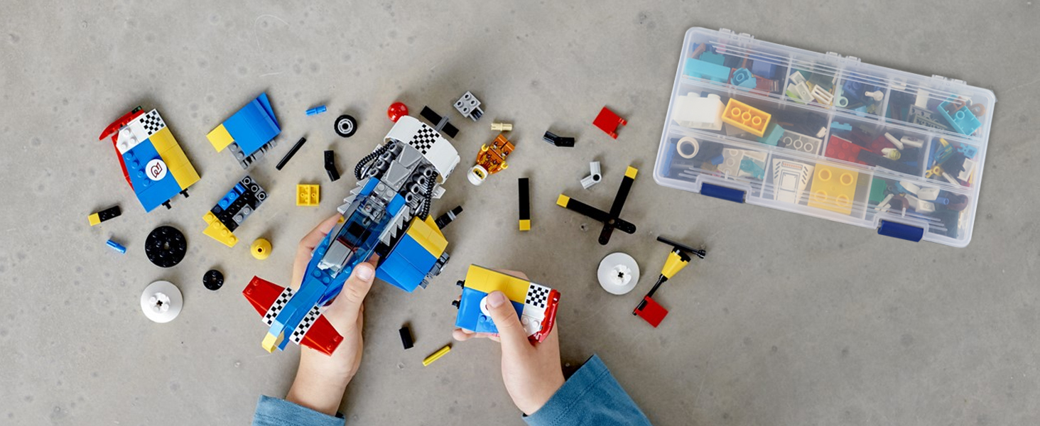 3500 Tackle Box, Clear, 2 Pack