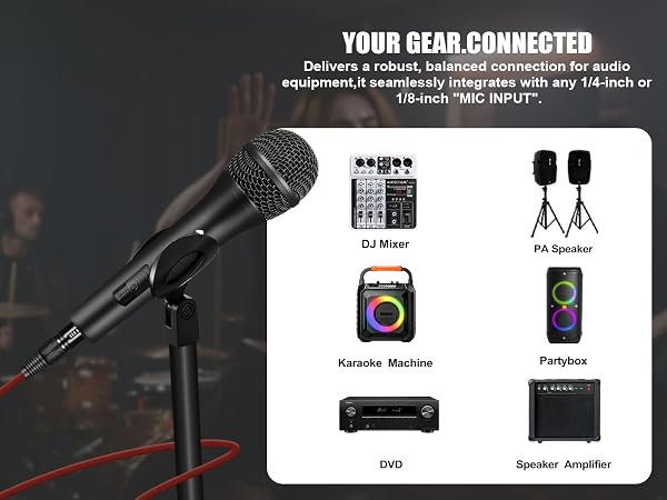 professional microphone wired mic microphone for karaoke machine micrófono para karaoke