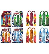 Marvel Avengers Jump Rope for Kids (4 Packs Assorted) Spiderman Ironman Captain America and Hulk ...