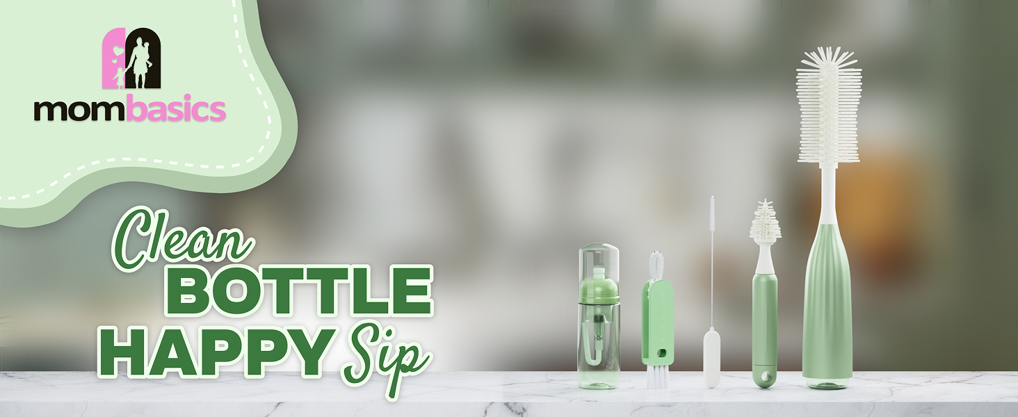 bottle brush baby cleaner washer set cleaning kit electric travel scrubber silicone breast pump