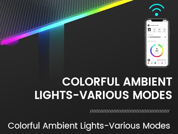 RGB gaming desk