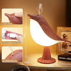 unique lamps,touch light,wireless lamp,night lights for adults,cordless desk lamp,bird lamp