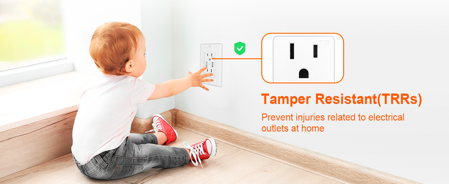 usb outlets receptacles
