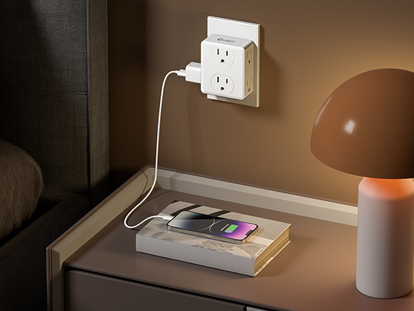 6 way extender is also great for bedroom