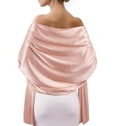 Sofier Satin Shawl Wraps for Women Evening Dresses Wedding Bridal Party Silky Scarf Formal Cover ...