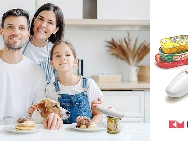 kitchen mama can opener open almost any cans easy can opener for seniors smooth edge can opener