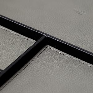 close up of valet tray