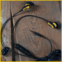 integrated playback and volume controls