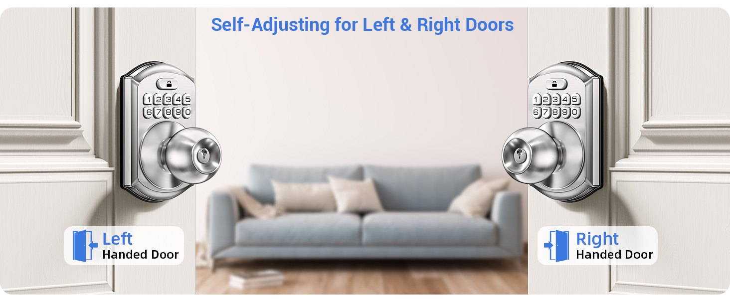 Self-adjusting for both left and right doors—no manual adjustment needed, just install and use.
