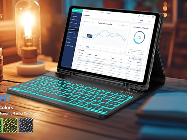 Keyboard Case for Samsung Galaxy Tab A9 Plus, samsung a9 plus tab case keyboard