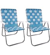 Lawn Chair USA - Outdoor Chairs for Camping. Made with Lightweight Aluminum Frames and UV-Resista...