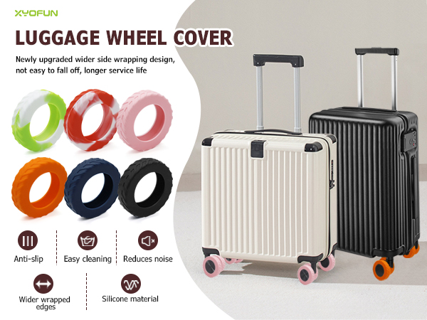 silicone suitcase wheel covers suitcase wheel protectors travel suitcase wheel cover