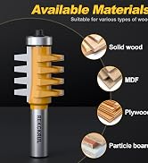 Professional Reversible Finger Joint Router Bit