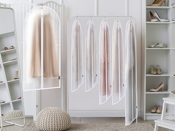 clear garment bag