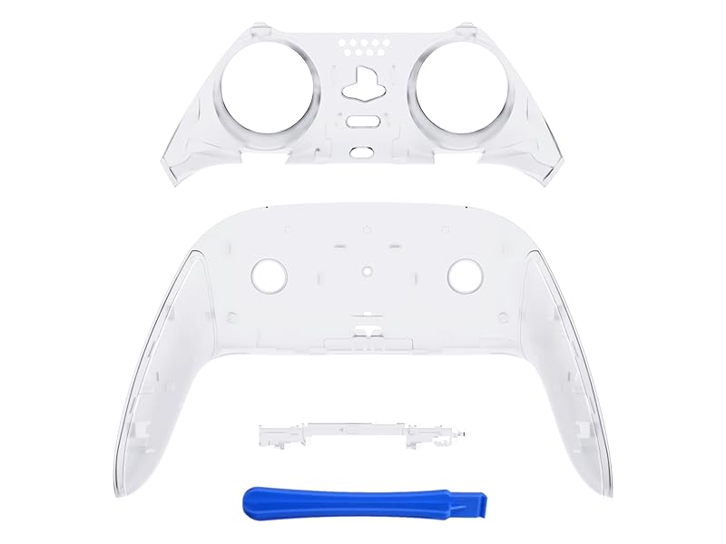 eXtremeRate Top Bottom Decorative Trim Shell For ps5 Edge Controller Replacement Shell Plates Cover