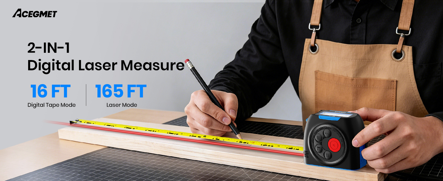2-IN-1Digital LaserMeasure