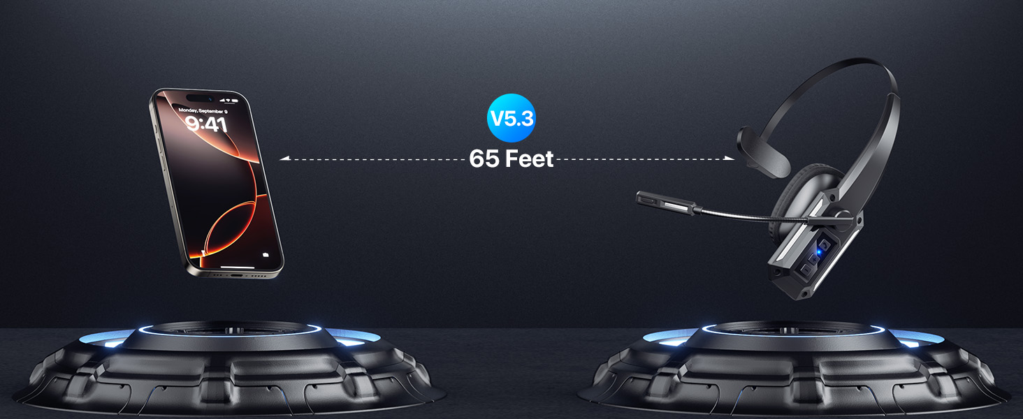 Enjoy true freedom with seamless Bluetooth connectivity and zero cord restrictions.