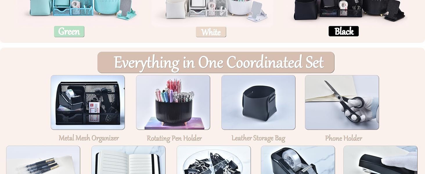 Black Desk Accessories