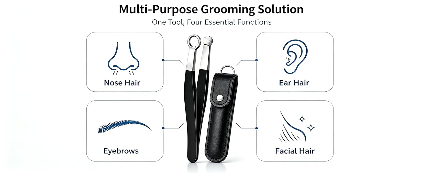multi purpose nose hair trimmer