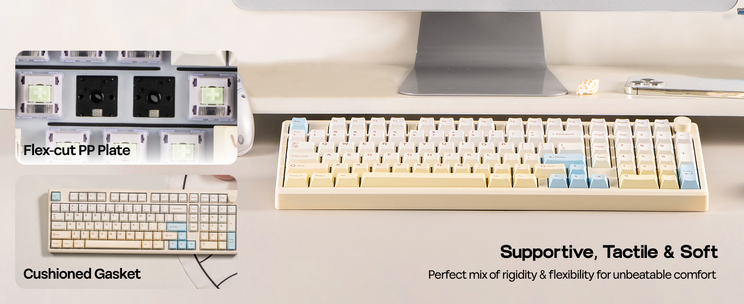 Galaxy100 Lite QMK/VIA Gaming Keyboard