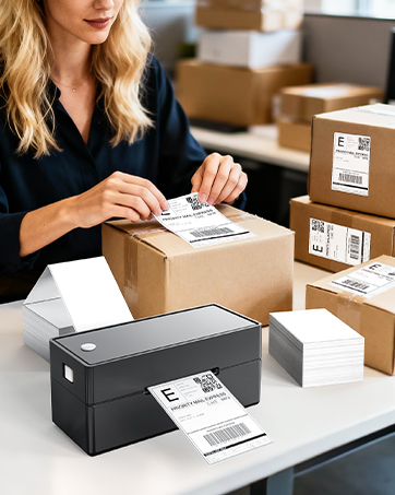 shipping label printer paper