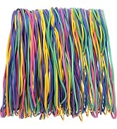 Rubber Bands Size#117A 0.5 lb Multicolor rubber bands for School Home office supplies Elastic Rub...