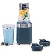 Hamilton Beach Personal Blender for Smoothies With 2 BPA-Free 14 oz. Travel Blender Jars and Lids...