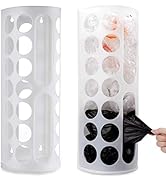 Lunies Plastic Bag Holder, Wall Mount Grocery Bag Dispenser, Trash Bag Storage Organizer, Large C...
