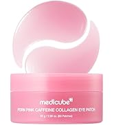 medicube PDRN Caffeine Collagen Eye Patch | Gel Eye Patches for the appearance of Dark Circles, U...