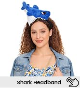 LovesTown Animal Ears Headband Plush Hairband, Animal Headband Costume Accessories for Cosplay Party