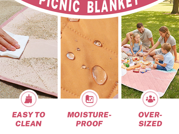 pink picnic mat