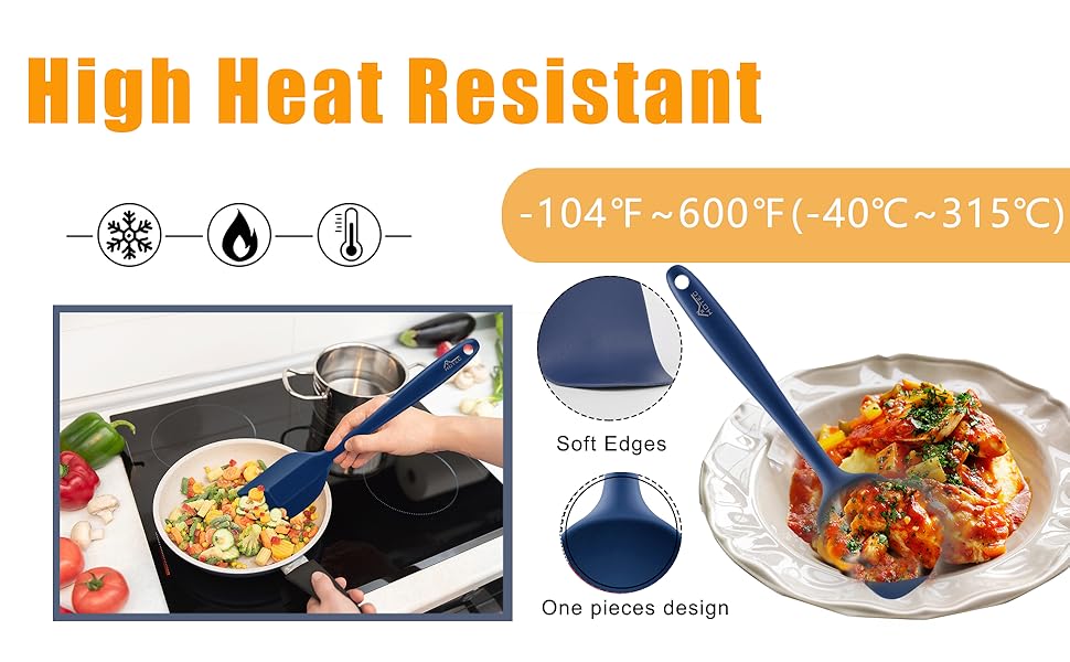 heat resistant silicone spatula sturdy dishwasher safe