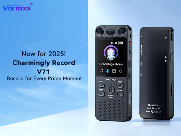 Vormooi voice recorder