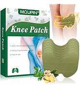 36PCS Knee Patches, Wormwood & Ginger Extract Sticker Heat Patches, 8 Hours Warming Herbal Patche...