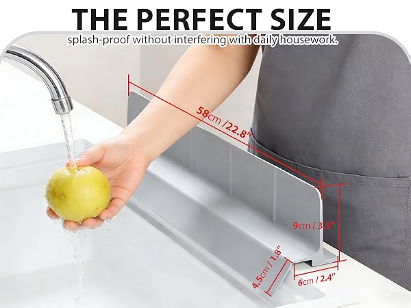 sink guard splash kitchen water silicone strip front edge mat faucet premium protectors backsplash