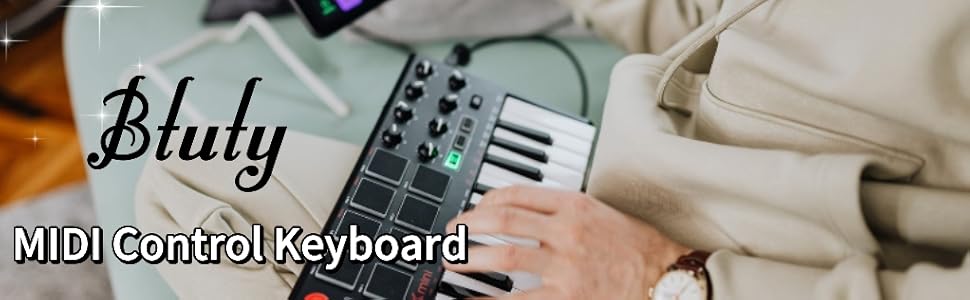25-Key MIDI Control Keyboard