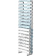 Large Blueprint Storage Rack, Wall Mount Vinyl Roll Storage Rack, Heavy Duty Roll File Holder, Bl...