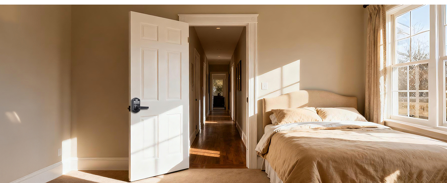 electronic front door lock