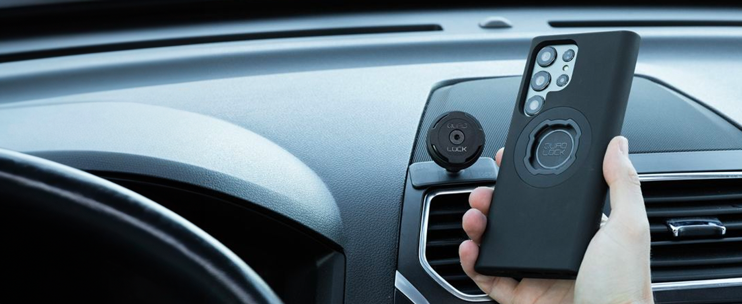 quad lock Car Adhesive Dash Console Mount