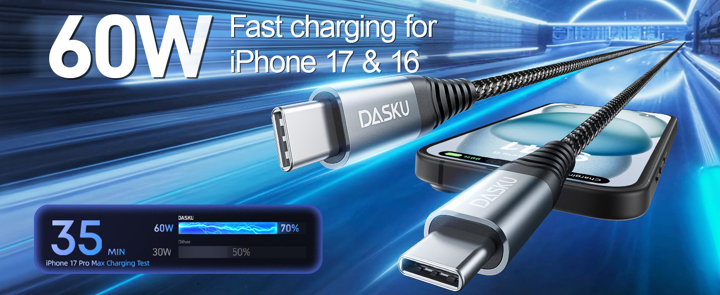 iPhone 17 charging cable