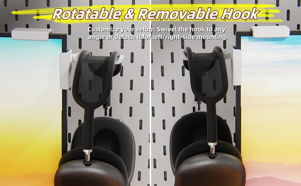 Headset Hanger for Monitor