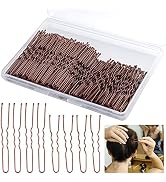 200Pcs 2.4 & 2Inches Hair Pins for Buns Hair Bun Pins Bun Hair Pins With Storage Box for Women Gi...