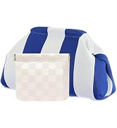 Vpoofree Clutch Purses for Women,Woven Crochet Bag&Cosmetic Bag Dumpling Striped Cloud Purse Even...