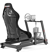 ARES WING Sim Racing Cockpit with Racing Seat, 8040 Aluminum Profile, Fully Adjustable, Compatibl...