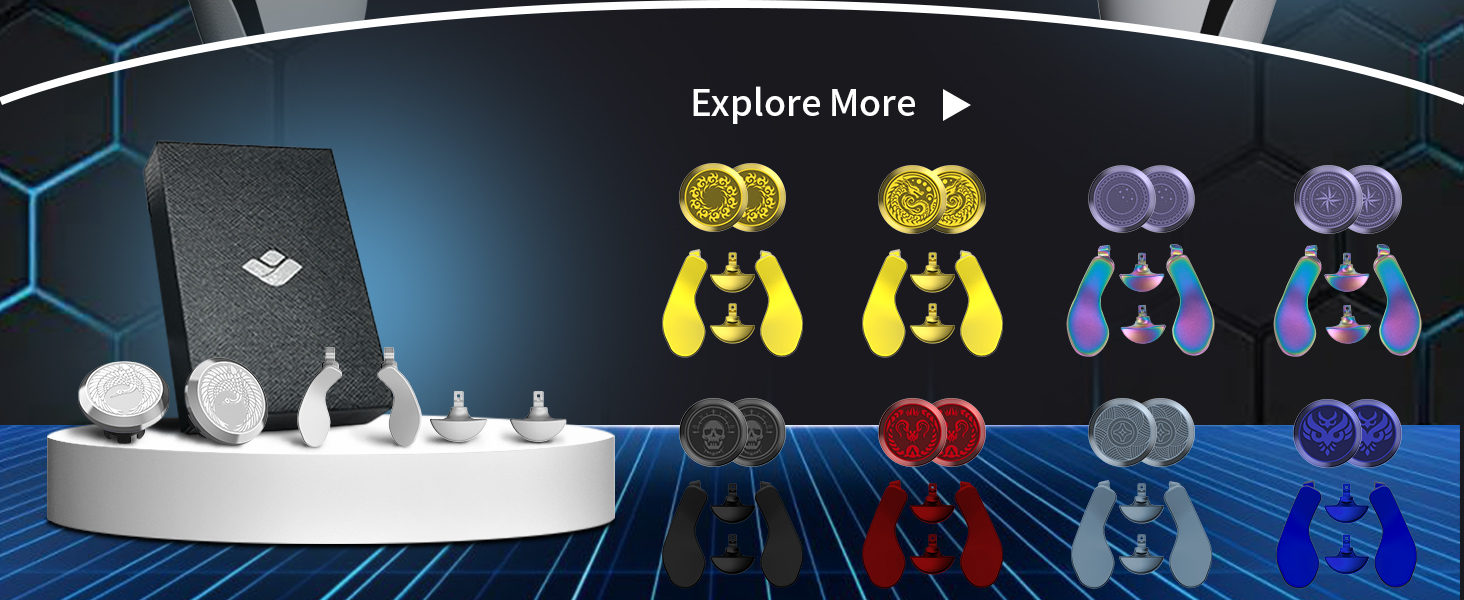 PS5 metal thumbsticks controller accessories