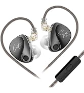 KZ Castor Wired Earbuds IEM in Ear Earphones, 2DD Tuning Adjustable Dual-Driver Supper Bass Wired...