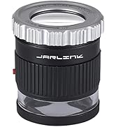 JARLINK 30X Jewelers Loupe, Adjustable Focal Length Magnifier with 3 LED Light for Gems, Jewelry,...