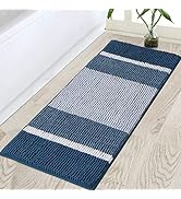 Bathroom Runner Rug Bath Mat for Bathroom Non Slip Bathroom Rug Extra Soft Absorbent Bathroom Mat...